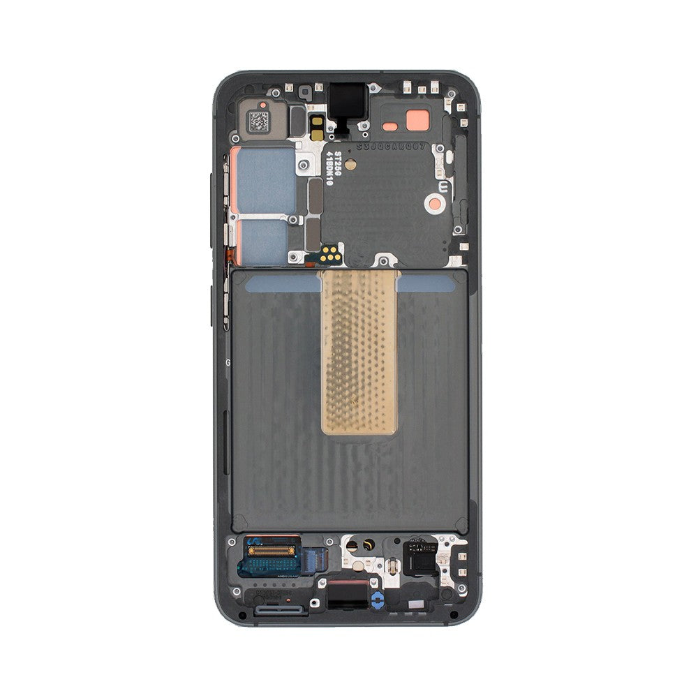 Samsung Galaxy S23 5G S911B OLED Screen Replacement Digitizer with Frame GH82-30480C (Gold)-Green Samsung Galaxy S23 5G S911B OLED Screen Replacement Digitizer with Frame GH82-30480C (Gold)-Green